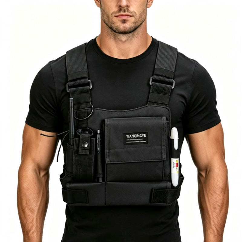 Cycling Backpack - Leichte Laufwesten-Rucksäcke Outdoor-Fahrradtasche Herren Wander-Marathon-Brusttasche Aufbewahrungstasche
