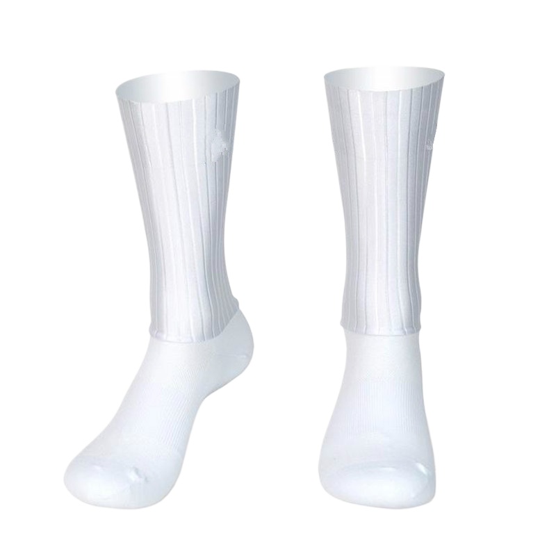 Ykyw Cycling Gear - Aero Radfahren Sommer Anti Socken Whiteline