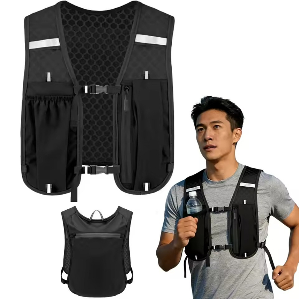 Cycling Backpack - Lauf-Hydrationsweste für Damen und Herren, Wasserabweisend,