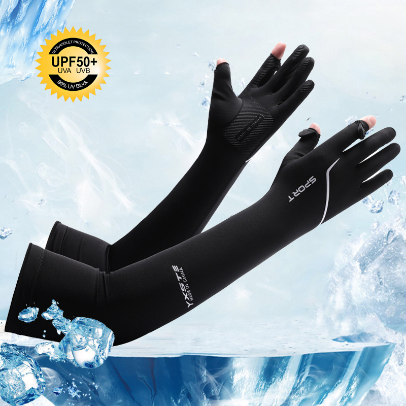 Cycling Glove - Sonnenschutz Lange Armstulpen für Herren Sommer