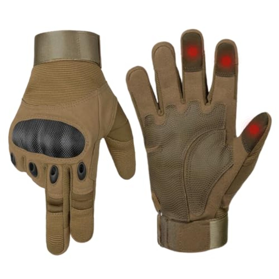 Cycling Glove - Nutzarbeitshandschuhe für Herren, Motorradhandschuhe mit Touchscreen-Handflächenpolster,