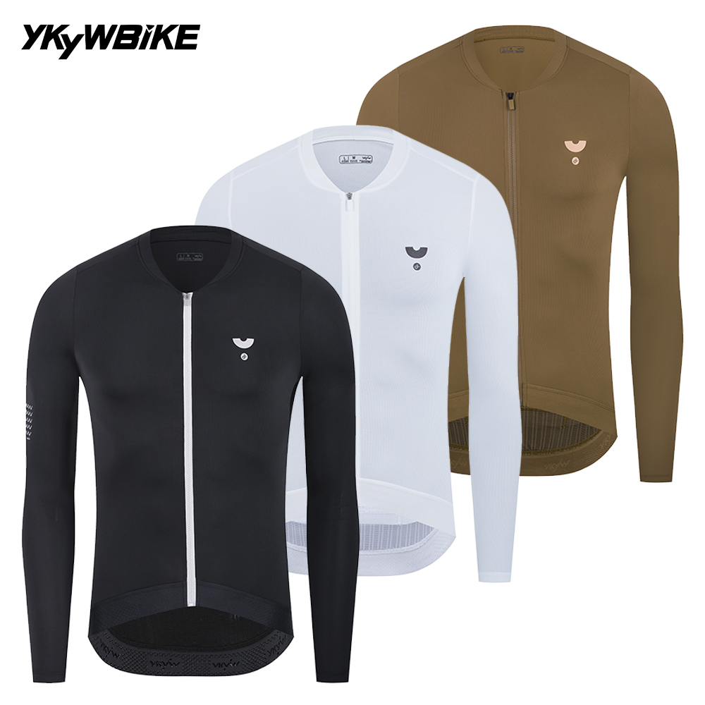 Ykyw Cycling Gear - YKYW 2025, Herren-Radtrikot, langärmelig, Tops, Frühling,