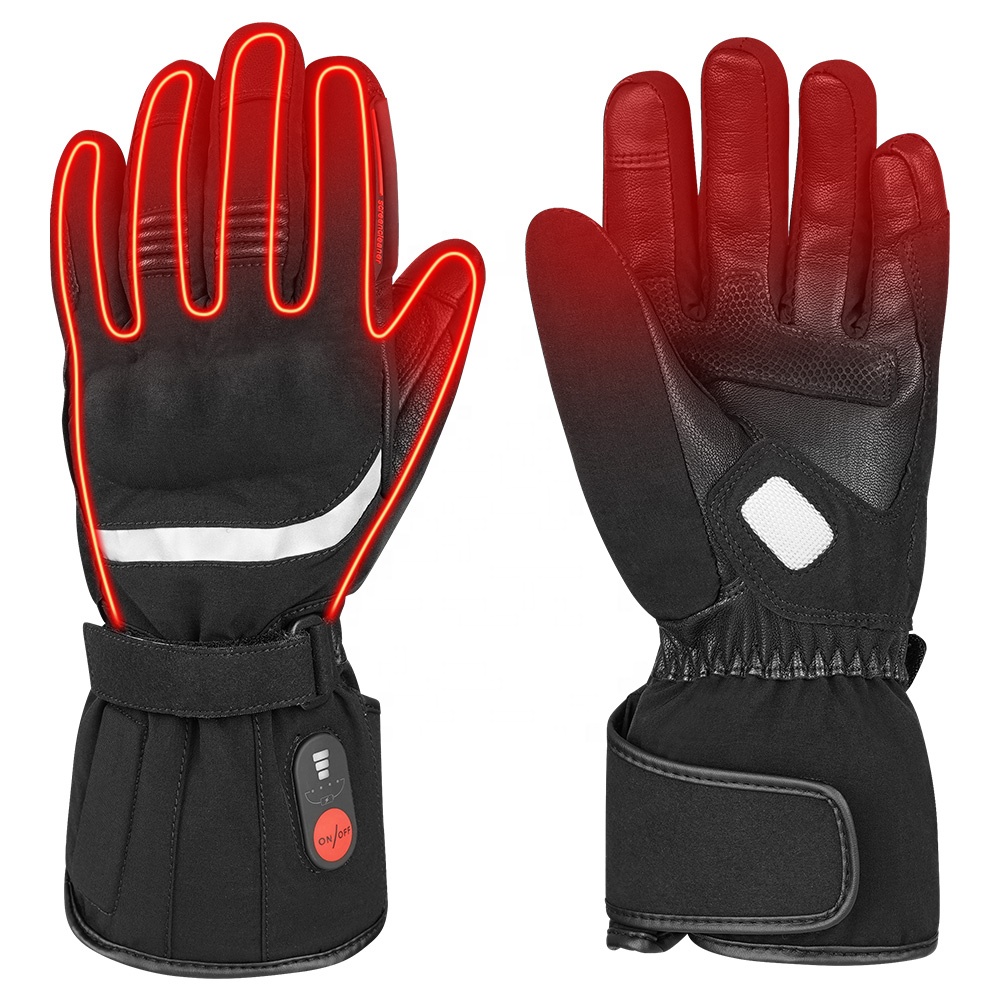 Cycling Glove - Verstellbare Winddichte Leder-Handschuhe für Outdoor-Sportarten Winter-Radfahren