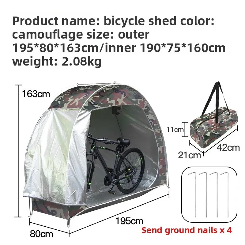 Tragbares Outdoor-Fahrradzelt, – Cycling Gear Needed Bewertung und Preis