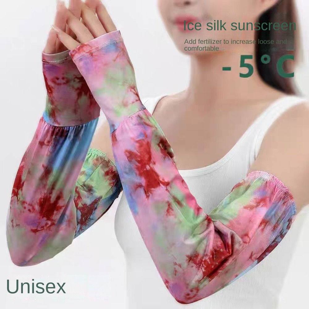 Tie-Dye Lange Eisseiden-Ärmel  – Cycling Glove Bewertung und Preis