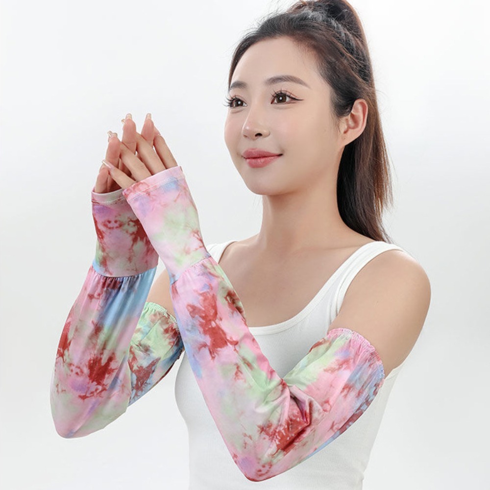 Tie-Dye Lange Eisseiden-Ärmel  – Cycling Glove Bewertung und Preis