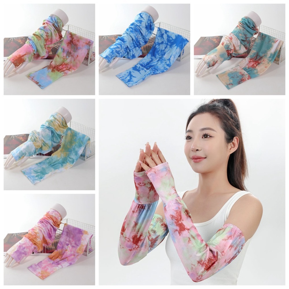 Tie-Dye Lange Eisseiden-Ärmel  – Cycling Glove Bewertung und Preis